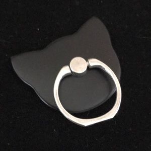 NEW Black cat face kickstand for phone